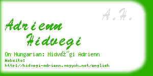 adrienn hidvegi business card